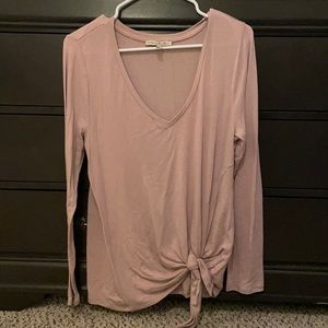 Medium Express side tie long sleeve